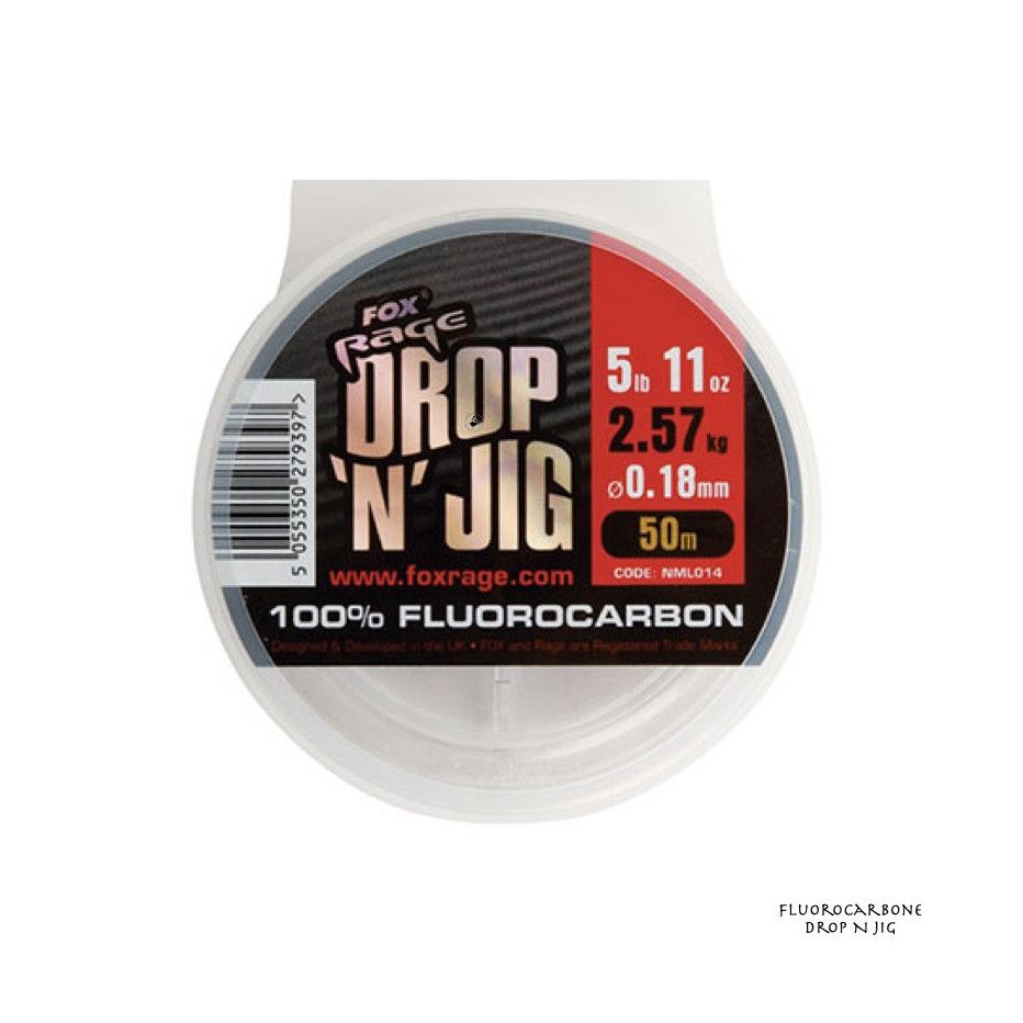 Fluorocarbon Spule Fox Rage Drop N Pilker 50m