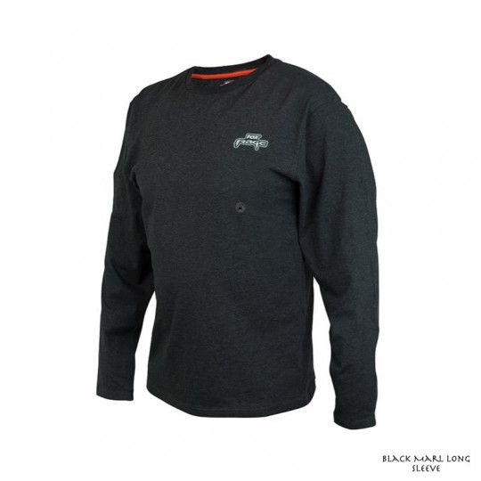 T-Shirt Fox Rage Black Marl Long Sleeve