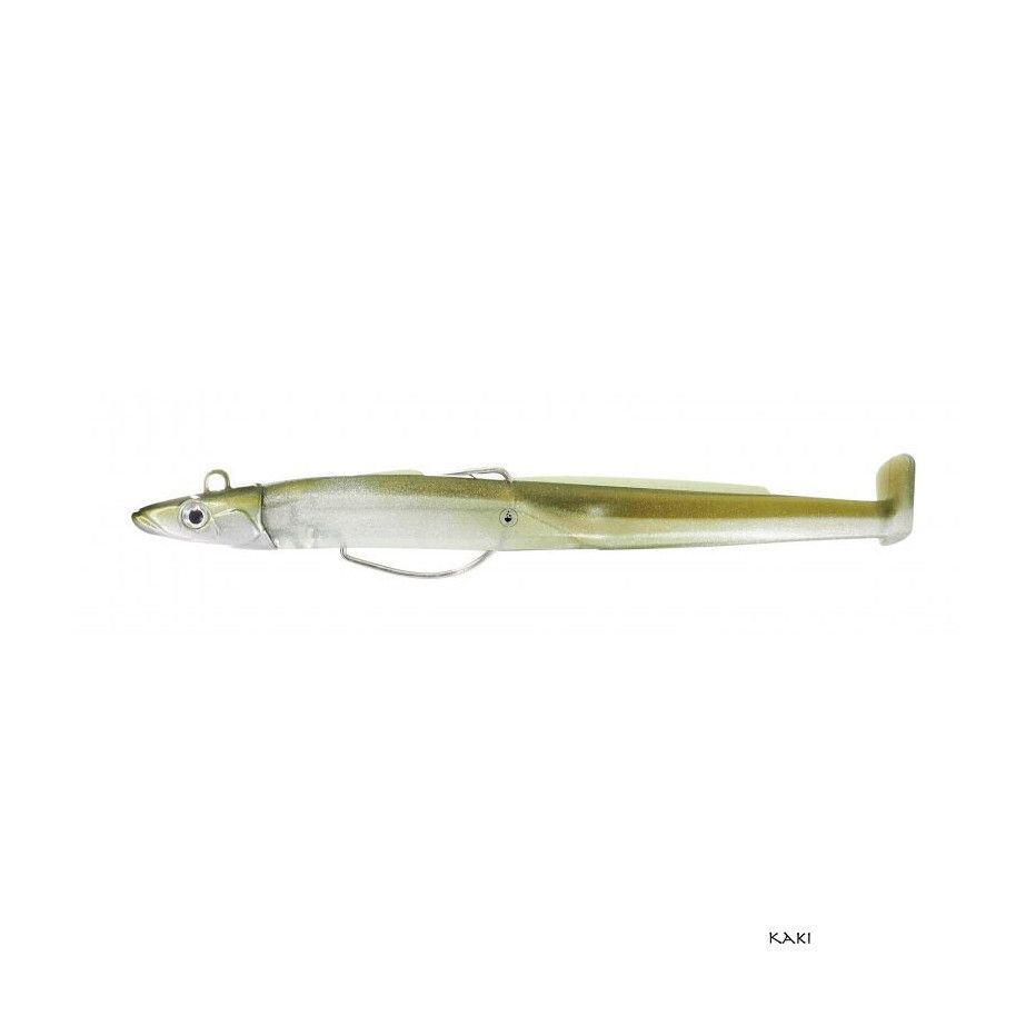 Soft mounted lure Fiiish Black Eel Simple Combo 150