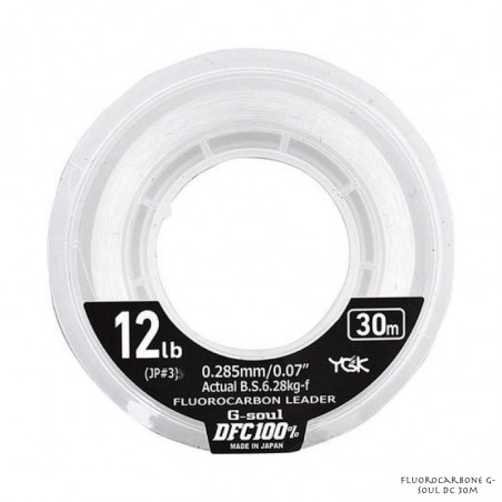 Fluorocarbono YGK G-Soul DFC 100% Bobina de 30 m