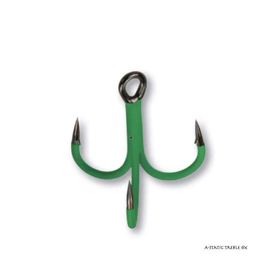 Hameçon Triple Madcat A-Static Treble 6x Hooks