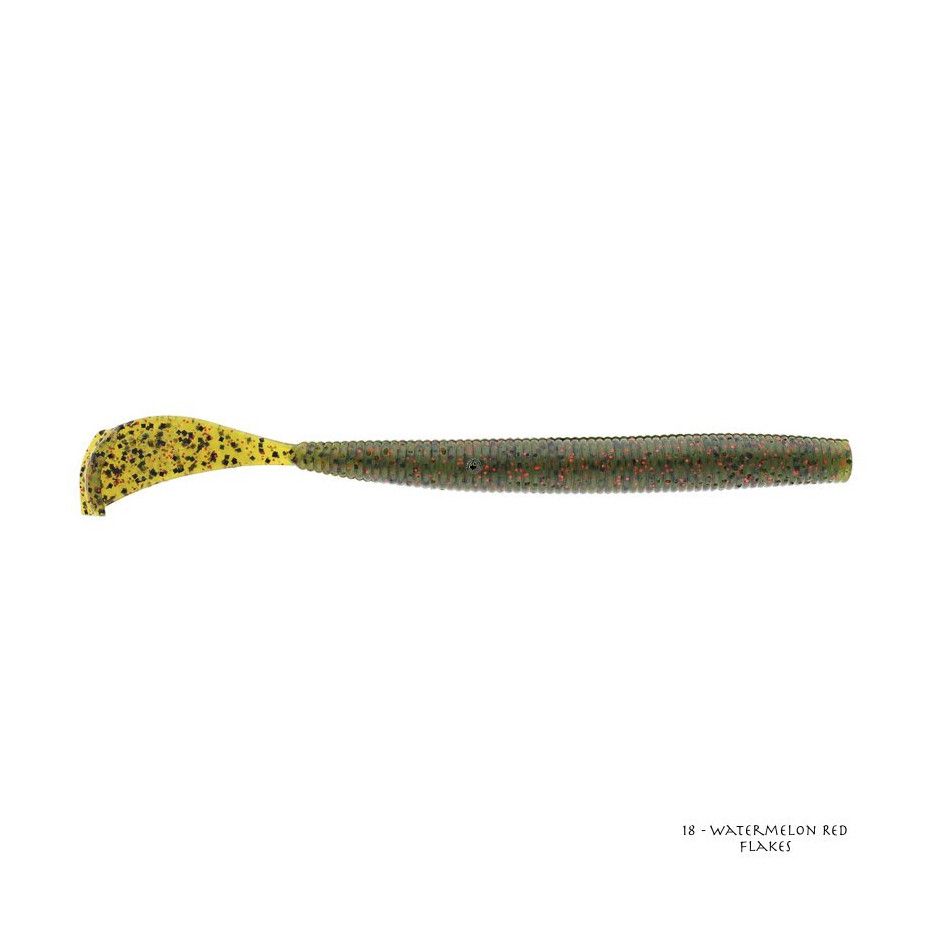 Señuelo vinilo Strike King Rage Cut-R Worm 15cm