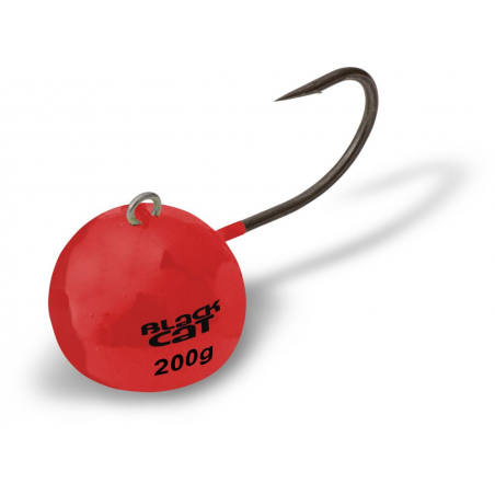 Cabeza de plomo Siluro Black Cat Bola de fuego de 80 a 200 g