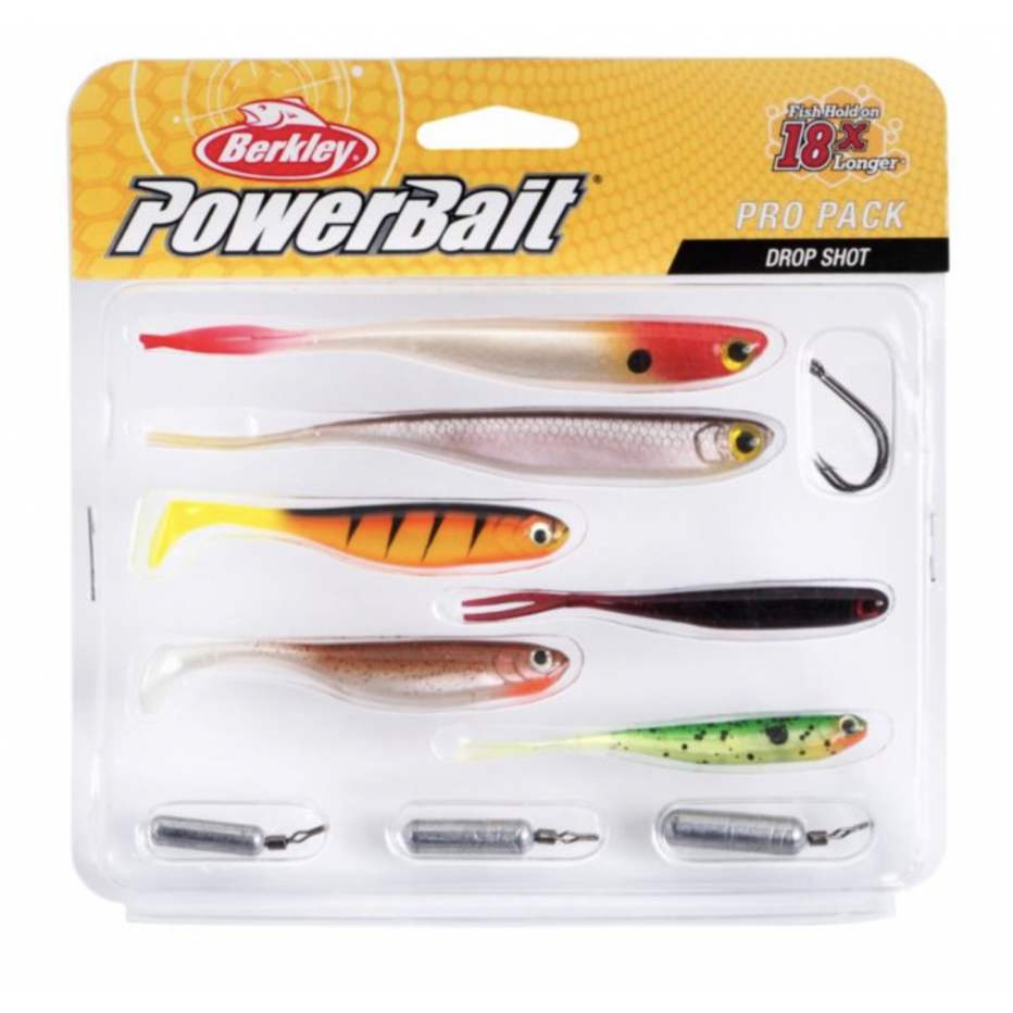 Kit Leurres Souples Berkley Pro Pack Drop Shot