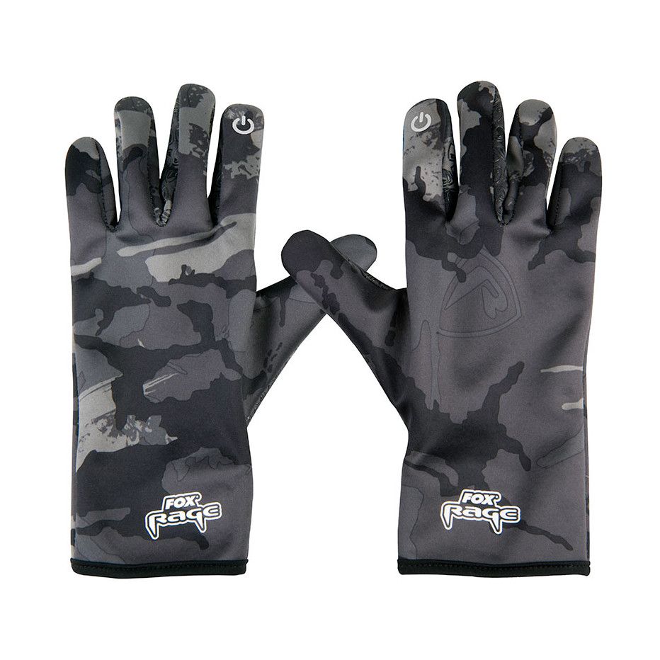 Gants Fox Rage Thermal Camo Gloves - Leurre de la pêche