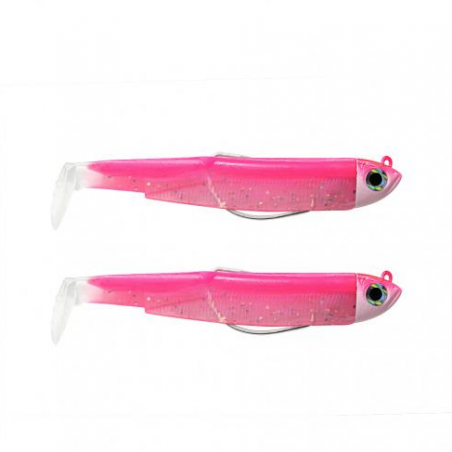 Combo doble Shore Fiiish Black Minnow 90