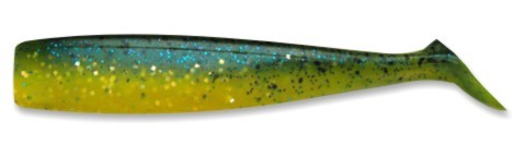 Leurre Perche Sandre Leurre Souple Shaker Lunker City - 11.3 Cm (8 Par Sac), Action De Nage Latérale, Pour Pêche Eau Douce Et Salée Leurre Plastique Durable Eau Salée