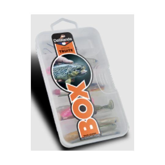 Box Kunstköder Weich Delalande Spezial Forelle