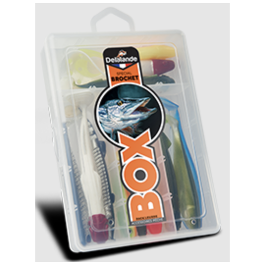 Box-Set Kunstköder Weich Delalande Spezial Hecht