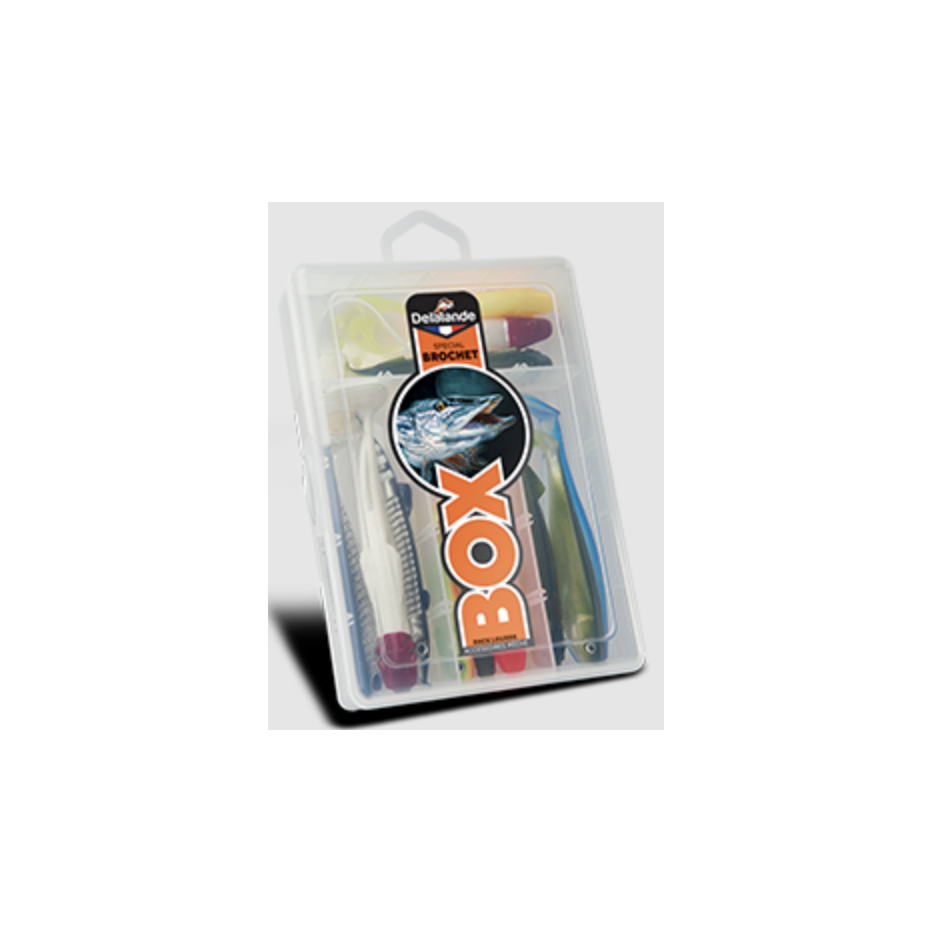 Box-Set Kunstköder Weich Delalande Spezial Hecht