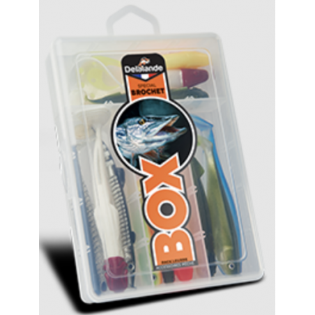 Box-Set Kunstköder Weich Delalande Spezial Hecht