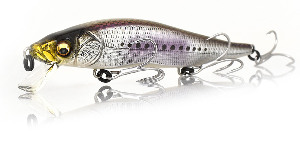 Leurre Megabass Vision 110 OneTen - 110,5 Mm - Aurora Reaction - Pêche Carnassier