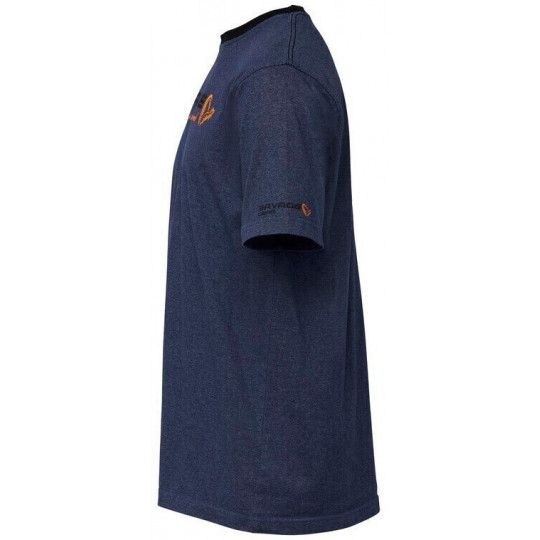 Camiseta Savage Gear Signature Logo Azul