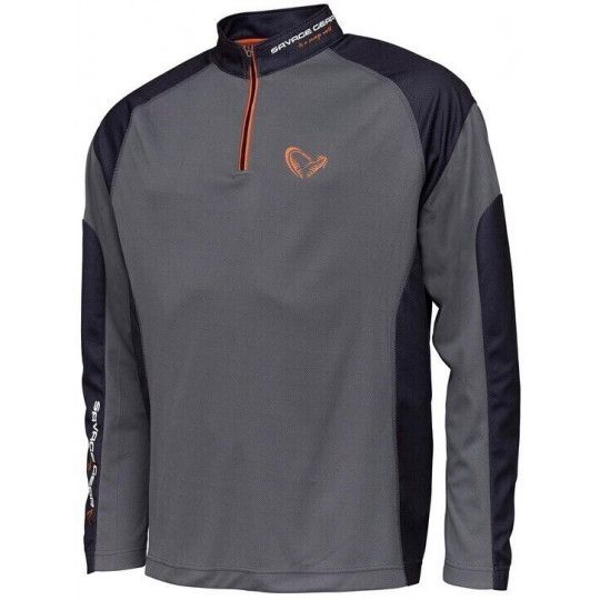 Camiseta Savage Gear Camiseta Torneo 1/2 Zip