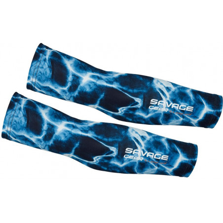 Mangas Savage Gear Navy UV Mangas