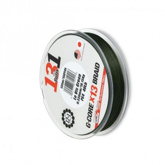 Geflochtene Angelschnur Sufix 131 G-Core X 13 Braid - 13 Stränge