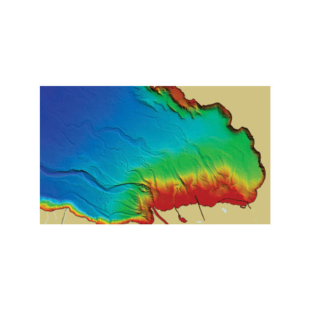 Mapa detallado de los principales lagos franceses Humminbird LakeMaster