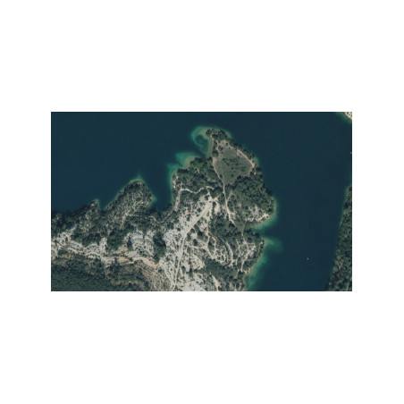 Mapa detallado de los principales lagos franceses Humminbird LakeMaster