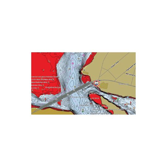 Mapa detallado de los principales lagos franceses Humminbird LakeMaster