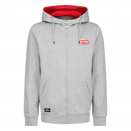 Sweat Berkley Zipped Hoody Grey