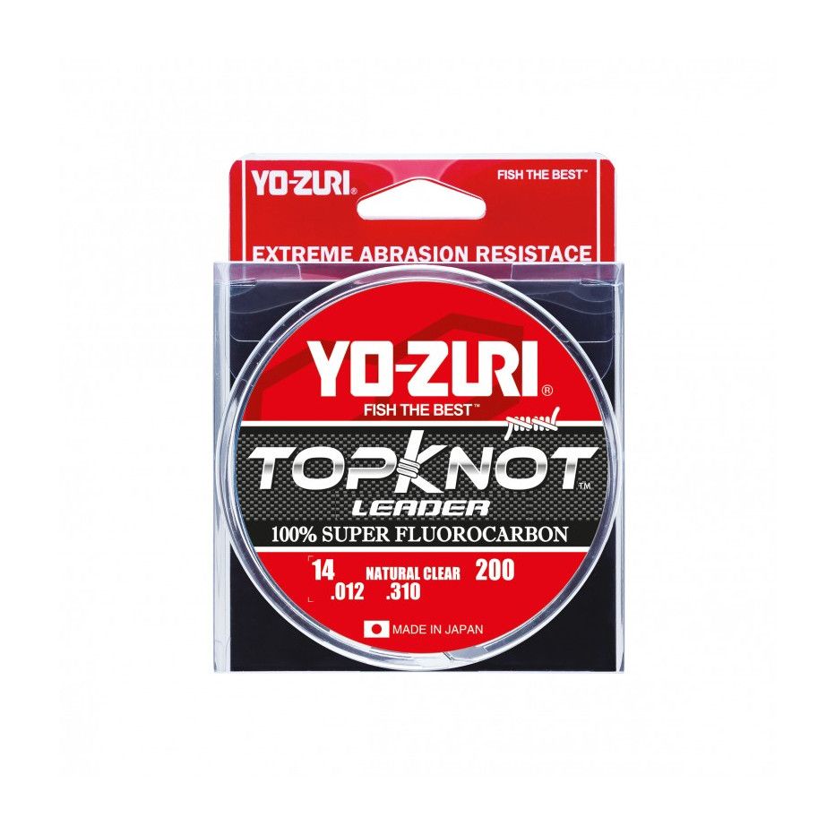 Fluorkohlenstoff Yo-Zuri Topknot Hauptleine Klar 182m