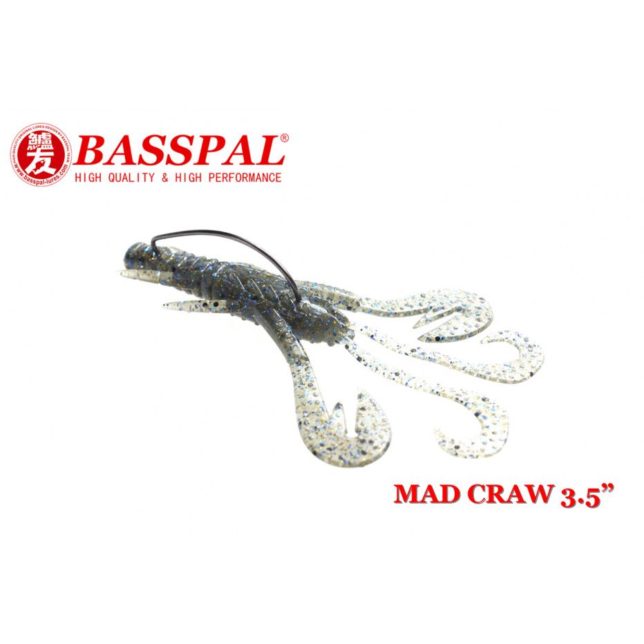 Soft Bait Basspal Mad Craw 9cm