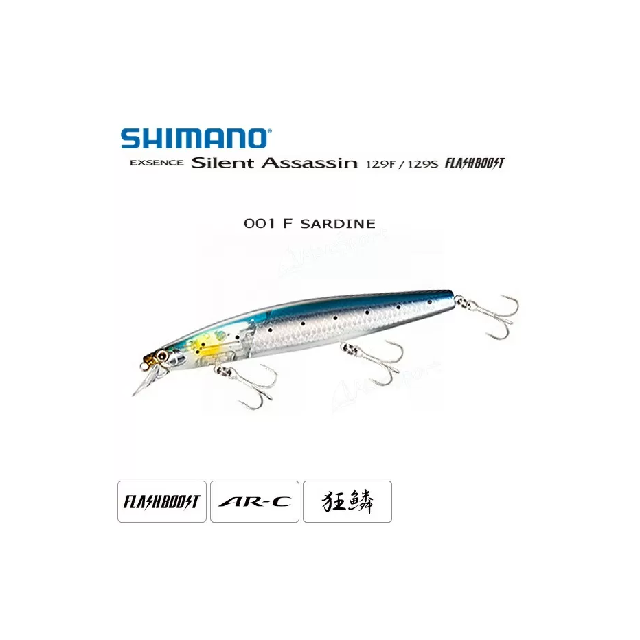 Señuelo Duro Shimano Exsence Silent Assassin Flash Boost 129F
