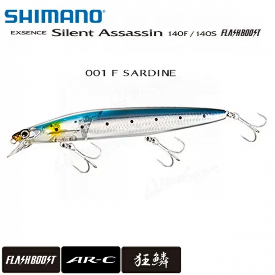 Wobbler Shimano Exsence Silent Assassin Flash Boost 140S