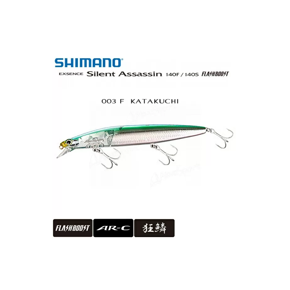 Poisson Nageur Shimano Exsence Silent Assassin Flash Boost 140S