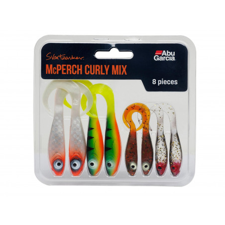 Kit Gummifische Abu Garcia Svartzonker McPerch Curly Mix
