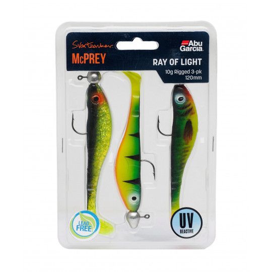 Kit Gummifische Abu Garcia Svartzonker McPrey Vormontiert