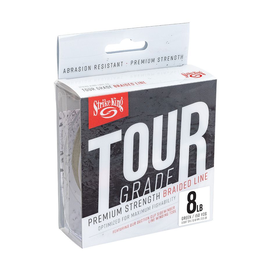 Hilo Trenzado Strike King Hilo Trenzado de grado Tour Verde