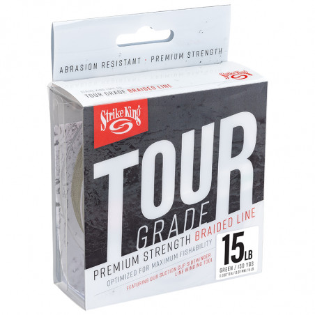 Hilo Trenzado Strike King Hilo Trenzado de grado Tour Verde