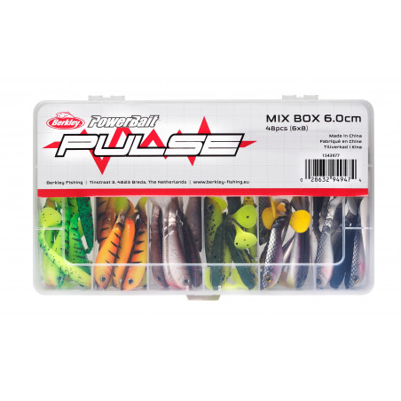 Kit Gummifische Berkley Pulse Shad MixBox