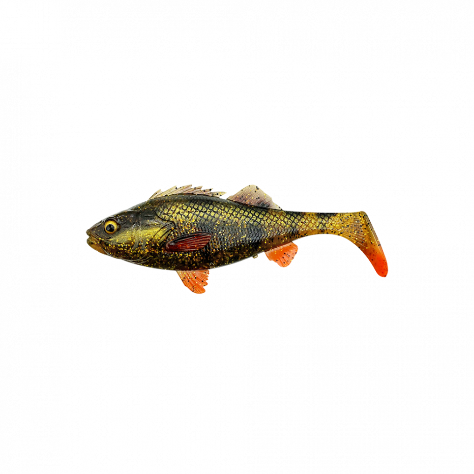 Señuelo vinilo Savage Gear 4D Perch Shad 12,5cm