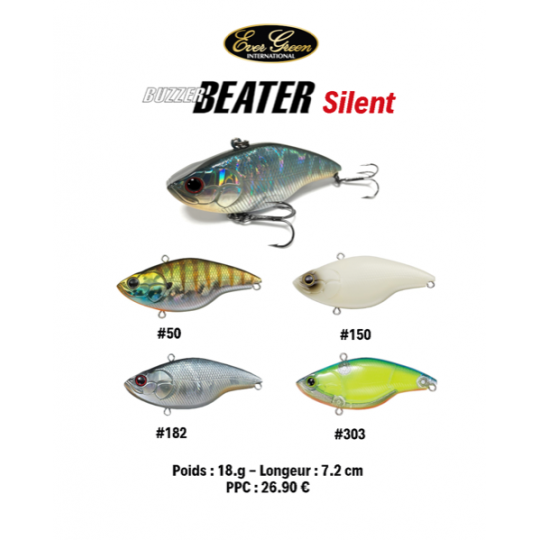 Señuelo duro Evergreen Buzzer Beater Silent
