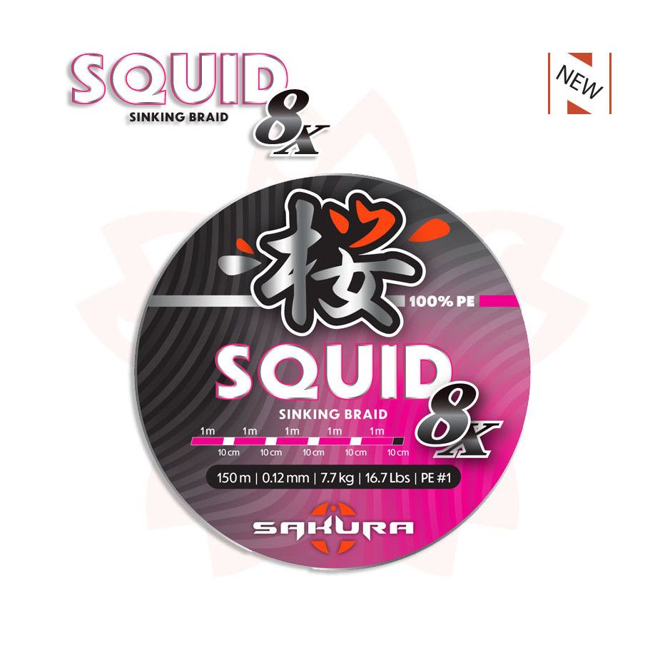 Braid Sakura Squid 8X 150m