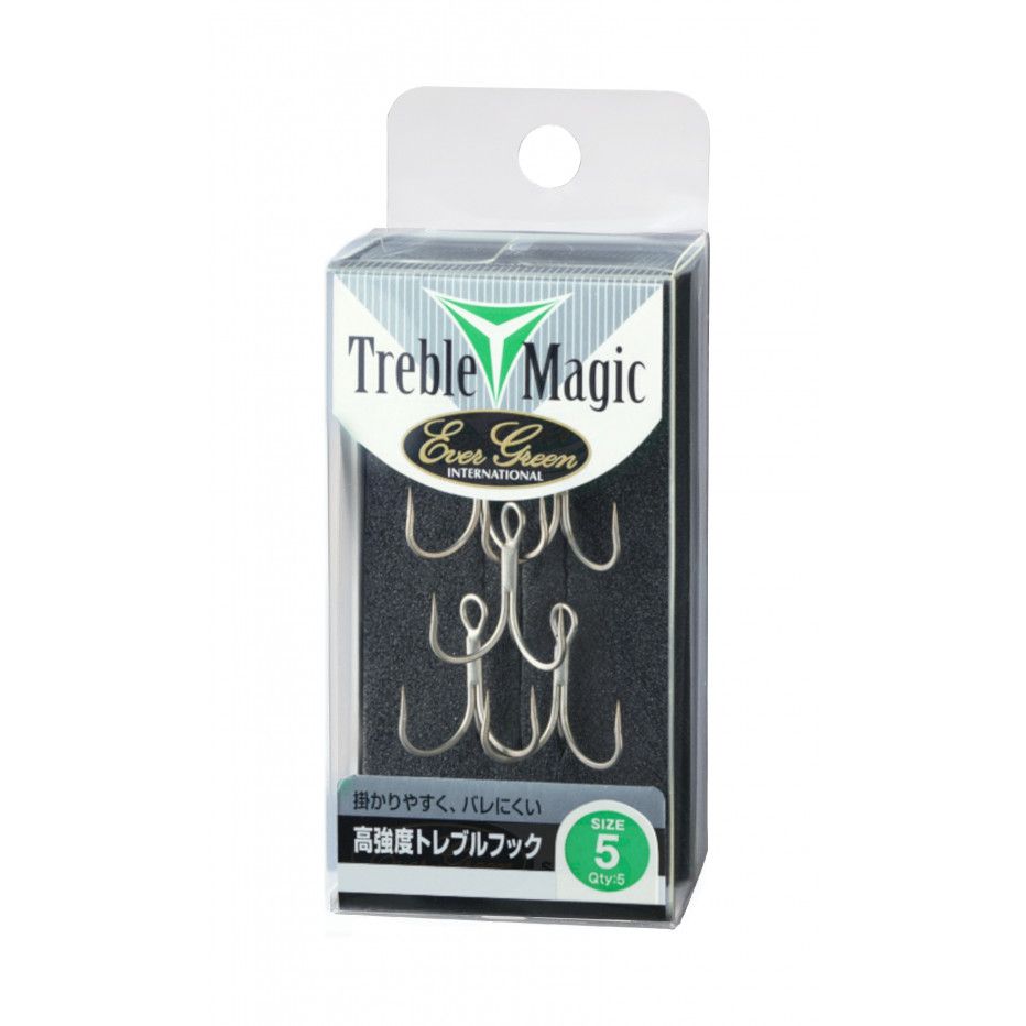 Hameçon Triple Evergreen Treble Hook Magic