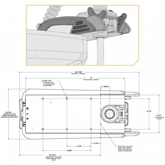 Minnokota Terrova BT front electric motor