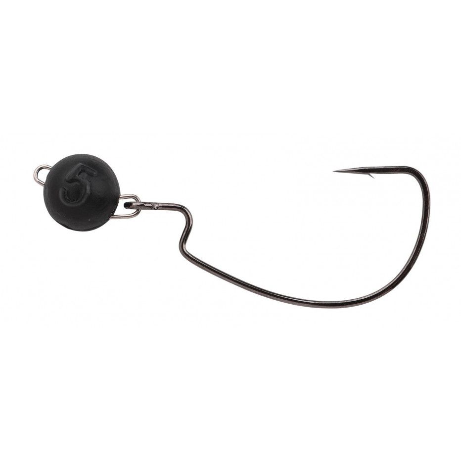 Jig head Spro FreeStyle Rigged Bottom Jigs Black