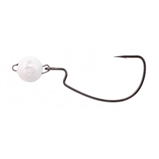 Cabeza de plomo Spro FreeStyle Rigged Bottom Jigs Glow