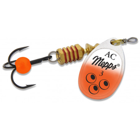 Spoon Mepps Aglia-E Brite Silver Orange