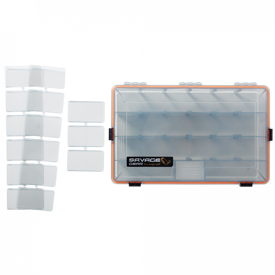 Aufbewahrungsbox Savage Gear WP Lurebox 4B Smoke