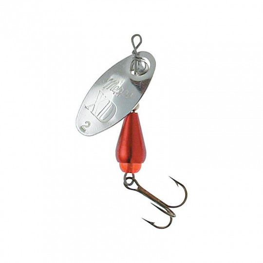 Blinker Mepps XD Platinium Silber Rot