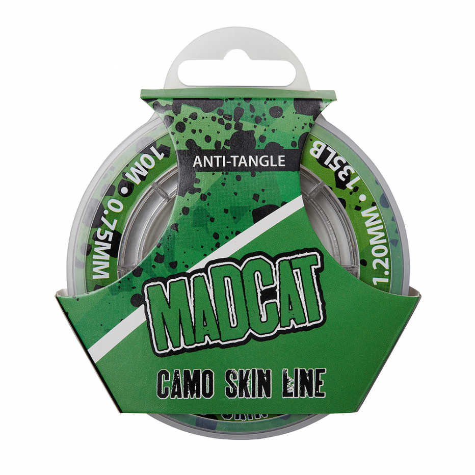 Braid tippet Madcat Camo Skin Line 10m