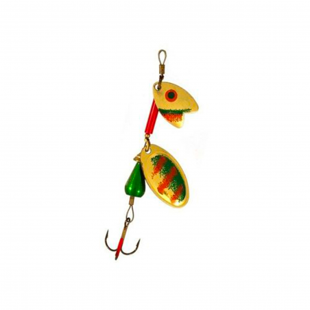 Spinner Mepps Tandem Trout Gold Green Orange