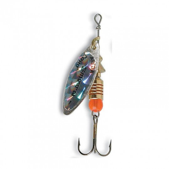 Blinker Mepps Langer Regenbogen Silber