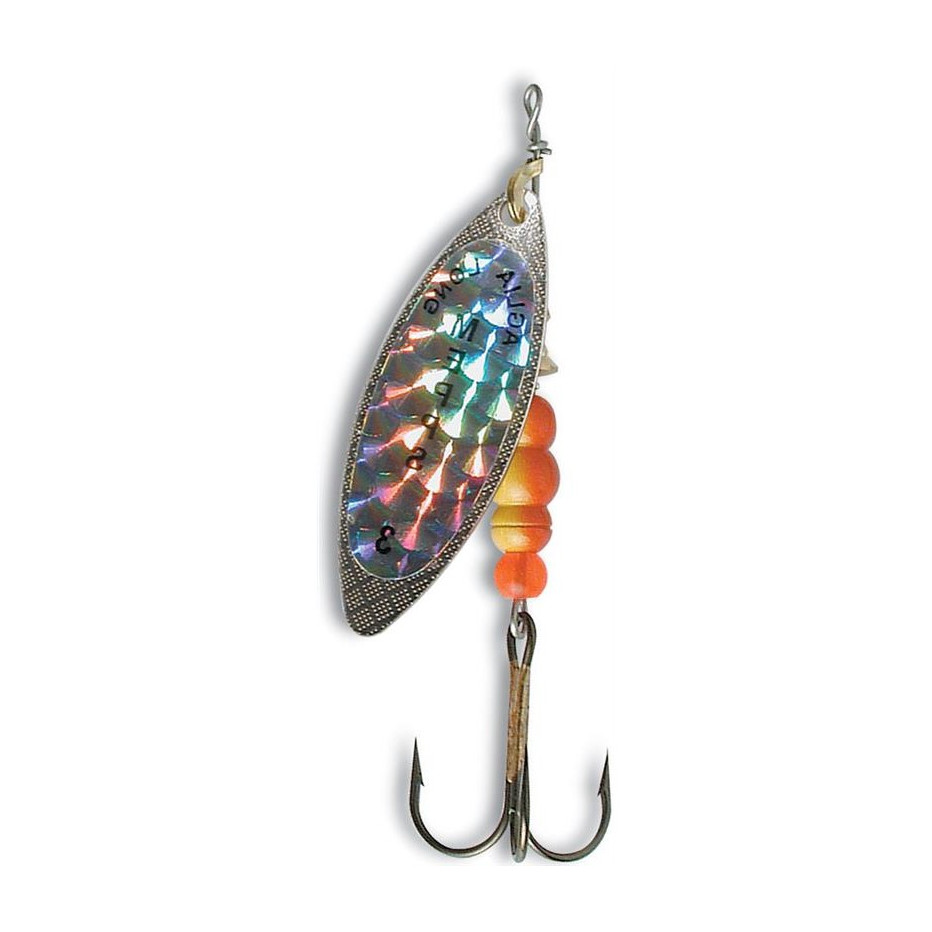 Spinner Mepps Largo Arco Iris Plata