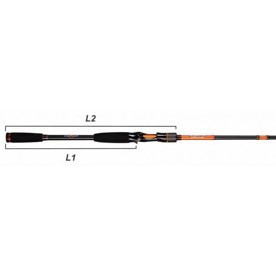 Caña de pescar Sakura Speciz 2.0 562MH Bass Float Tube Game