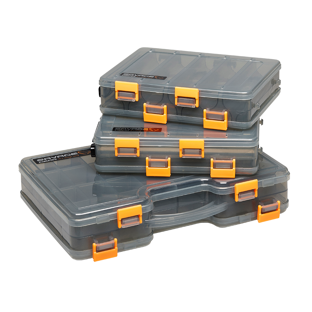 Boîte De Rangement Savage Gear Lurebox - 2 Côtés Fumée - Pour Leurres Carpe